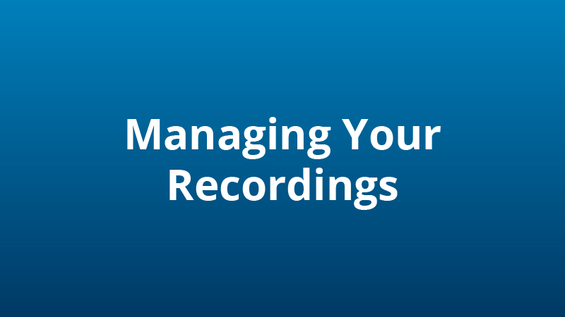 Interface for managing TV recordings, enhancing user experience in rural homes.