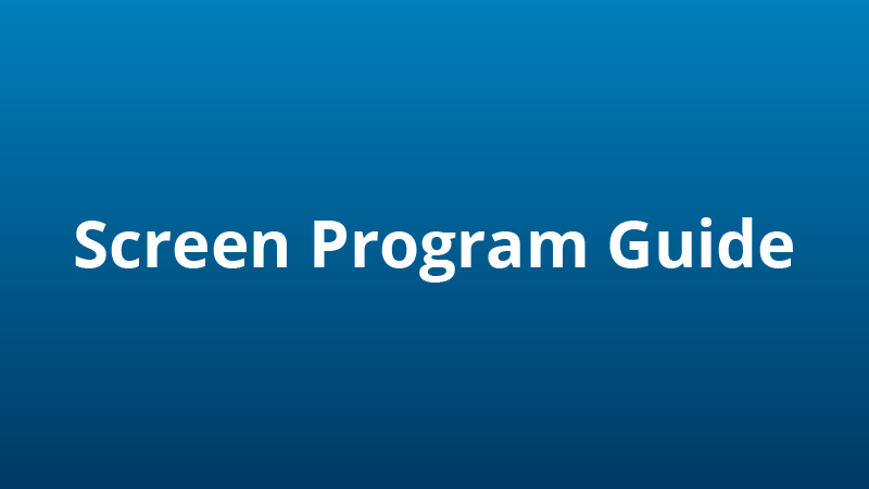 Program guide interface, facilitating easy navigation through TV offerings.