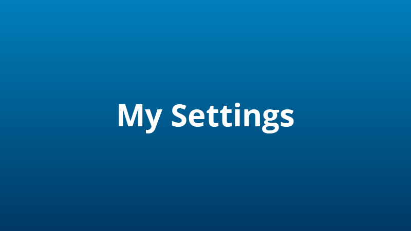 Settings menu showcasing customizable options for rural telecommunication services.